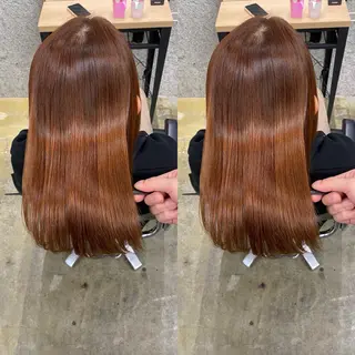 セミロング 髪質改善/浅沼 亮のヘアスタイル
