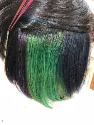 ミディアム カラー Snaly カラー特化ページのヘアスタイル