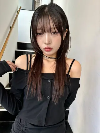 セミロング 影山 実秋のヘアスタイル