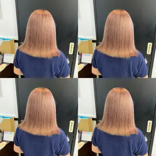 ミディアム カラー ✨縮毛矯正✖︎顔周り レイヤー✨ナカムラのヘアスタイル