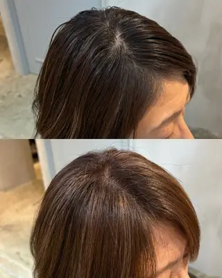 ショート とびまつ /ショート/脱白髪染のヘアスタイル