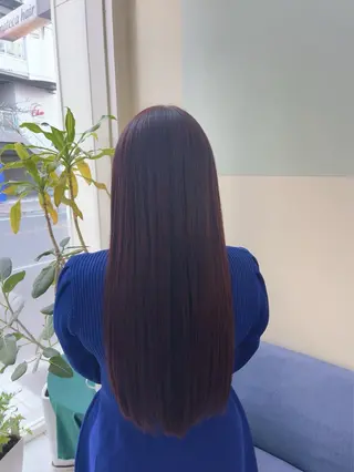 ロング カラー 林 真之介のヘアスタイル