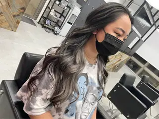 ロング カラー ヘアアレンジ VIM hairおもろまち店のヘアスタイル