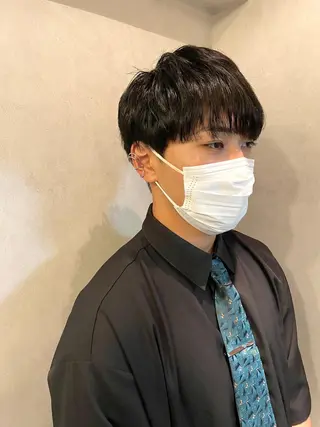 パーマ メンズ 🍮中山詩乃🍮顔 まわりデザイン◎のヘアスタイル