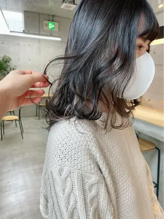 ミディアム son hair HIROEのヘアスタイル