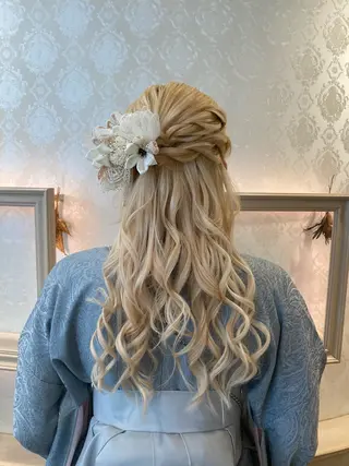 ヘアアレンジ 🦋Misaki🦋 メンズパーマ/着付けのヘアスタイル