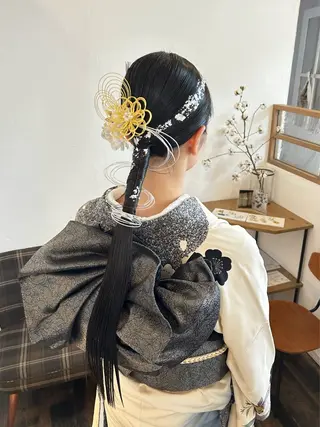 ロング ヘアアレンジ 水谷 優華のヘアスタイル