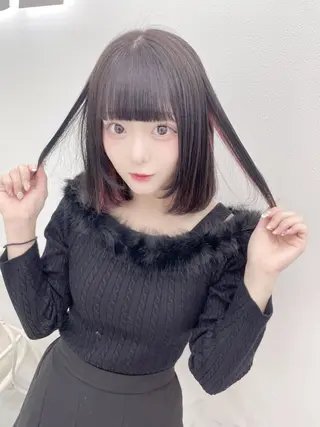 セミロング カラー ヘアアレンジ 愛されカラー🩷 はるなのヘアスタイル
