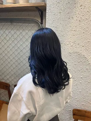 セミロング カラー ヘアアレンジ ボブ×艶カラー 特化・リクト💥のヘアスタイル