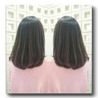 カラー セミロング 変身企画実施✨️ ショート専門 宮ヶ迫のヘアスタイル
