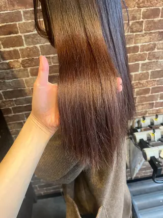 ミディアム カラー パーマ ヘアアレンジ メンズ キッズ ネイル マツエク・マツパ アイブロウ 久木原 ゆりのヘアスタイル