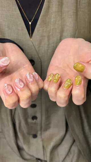 ネイル 楢本 彩耶のネイルデザイン