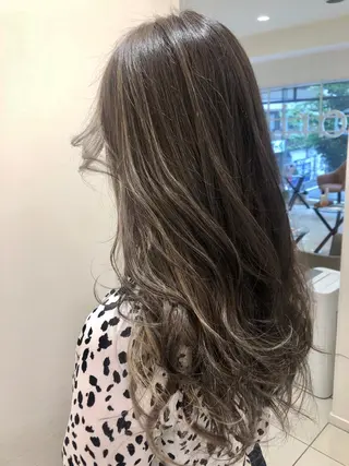 ロング カラー ヘアアレンジ marju銀座 マージュギンザのヘアスタイル