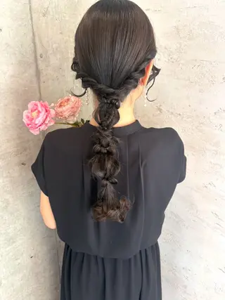 ロング ヘアアレンジ 美髪× ヘアセット✨Araiのヘアスタイル