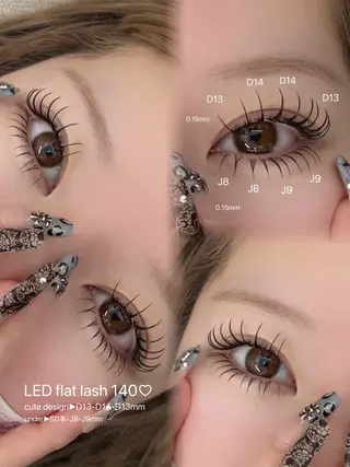 マツエク・マツパ kaede 🐹のマツエク・マツパデザイン