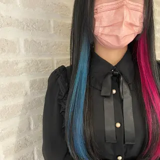 ロング カラー ヘアアレンジ 北岡 慶子 大宮駅西口徒歩3分のヘアスタイル