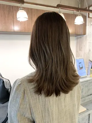 ミディアム カラー MAYU 💚森下のヘアスタイル