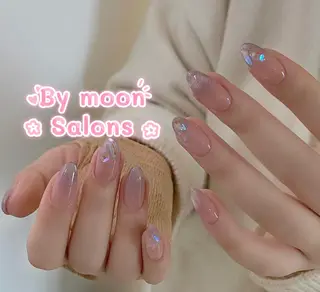 ネイル By moonネイル 🌷ワンホン/韓国風のネイルデザイン