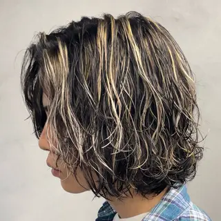 ロング パーマ ヘアアレンジ メンズ fifth 石川 凪のヘアスタイル