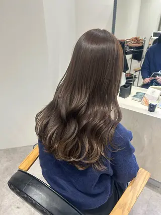 セミロング カラー ヘアアレンジ ボブ /ニュアンス/ satomi🧸💖のヘアスタイル