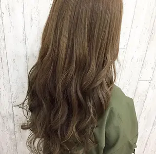 ロング カラー レイヤーカットモデル 募集/藤原一真のヘアスタイル