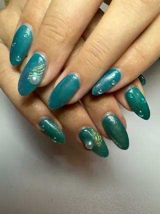 セミロング shandy nailのネイルデザイン