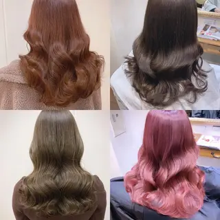 セミロング カラー ヘアアレンジ 柔らか垢抜けｶﾗｰと ｶｯﾄ🫧ASUKAのヘアスタイル