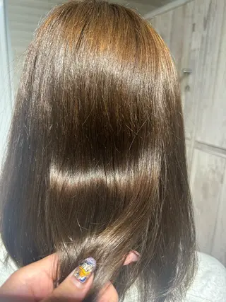 セミロング えのはら まおのヘアスタイル