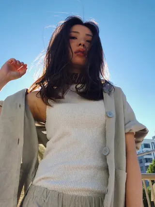 セミロング ボブ/縮毛矯正 🌟梅田盛一🌟のヘアスタイル