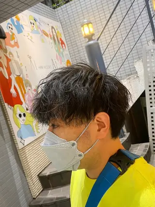 パーマ メンズ メンズモデル募集中✨ 永野大樹のヘアスタイル