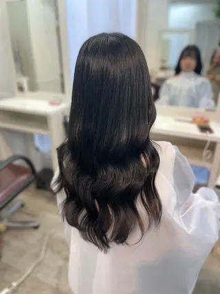 ロング カラー 韓国ヘア🤍髪質改善 🇰🇷AKANEのヘアスタイル