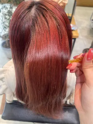 ロング 縮毛矯正・髪質改善・ ストレート🌻ゆいのヘアスタイル