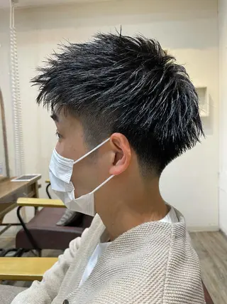 ショート メンズ 巻ける縮毛矯正✨ 木下晴一朗✨のヘアスタイル