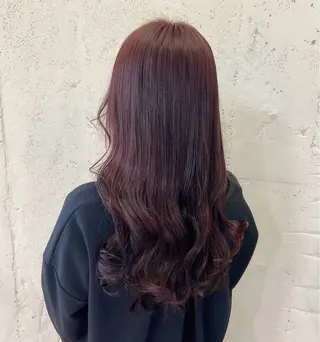 ロング カラー 透明感カラー🎀／ 寒色カラー／マツエクのヘアスタイル