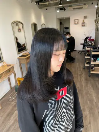 ロング カラー Felice Erikaのヘアスタイル