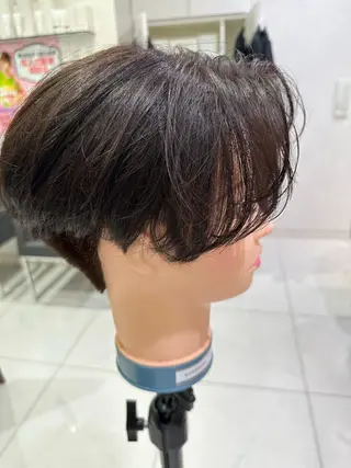 メンズ レイヤー 艶々カラーのヘアスタイル