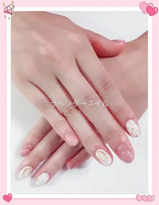 ネイル ラベンダー💖日暮里 ルル💖ネイルのネイルデザイン