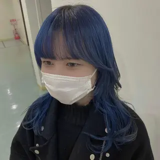 ロング カラー マンツーマン女性 美容師 奏のヘアスタイル