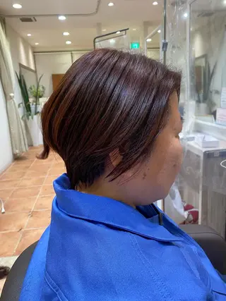 ショート カラー ☘️お悩み解決☘️ 岡部恒輝のヘアスタイル