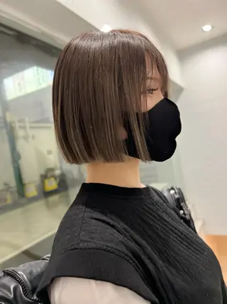 ショート カラー 【透明感.艶髪】 中原史雄のヘアスタイル