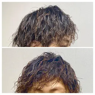 ショート パーマ 髪質改善推し 巽のヘアスタイル