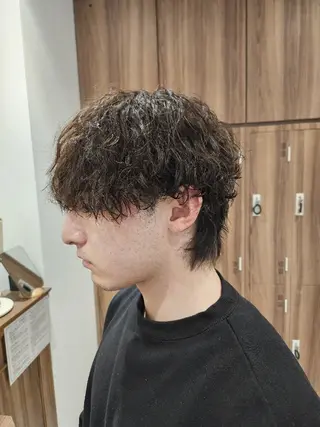 メンズ パーマ パーマ/縮毛矯正/ 韓国ヘア/副店長和田のヘアスタイル