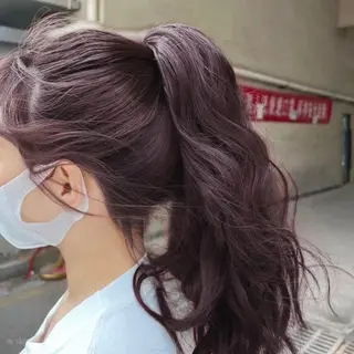 カラー うる艶ストレート♡透 明感カラー♡かずまるのヘアスタイル