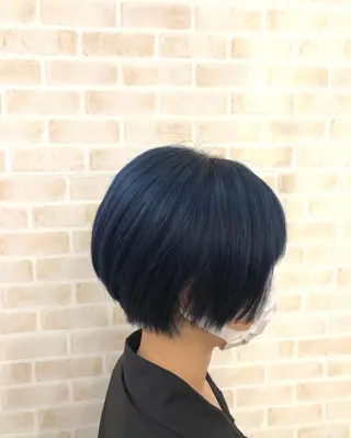 ショート カラー 🟦西荻窪メンズ特化 美容師🟦Yu-Jiのヘアスタイル