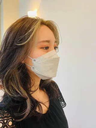 ミディアム PazRood 山下のヘアスタイル