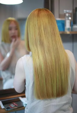 ロング カラー 大西 カズマのヘアスタイル
