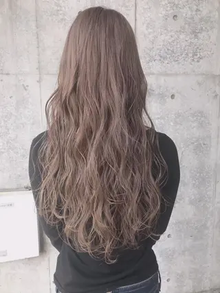ロング カラー 及川 光のヘアスタイル