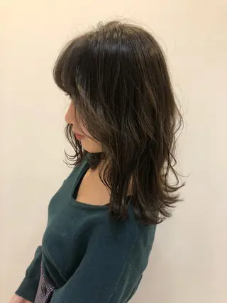 ミディアム パーマ なかがわ せいかのマツエク・マツパデザイン