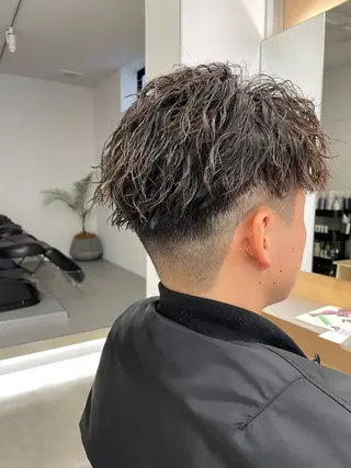 ショート パーマ メンズ 髪質改善/茅ヶ崎 マツモト リョウのヘアスタイル