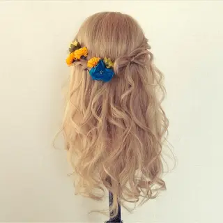 セミロング ヘアアレンジ ヘアセット/着付け 専門店☆Alludyのヘアスタイル